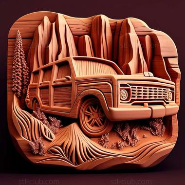 3D model Ford Excursion (STL)